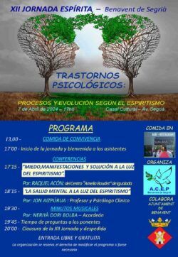 Jornada espírita Benavent de Segriá