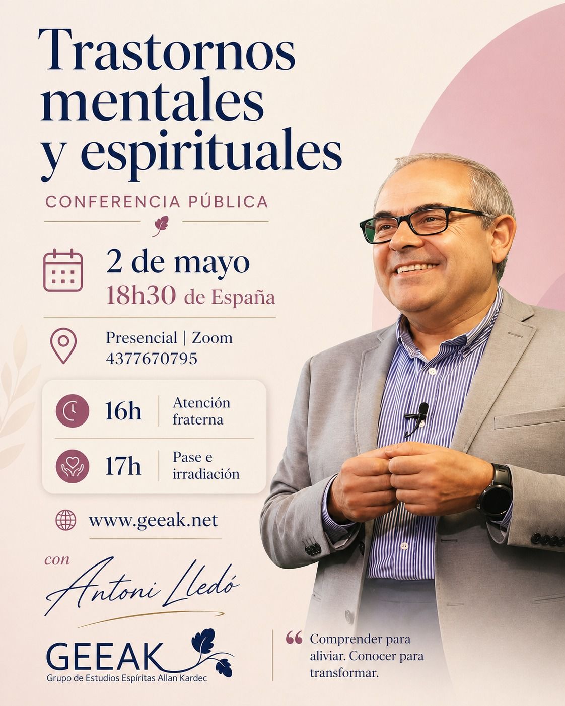 CONFERENCIA TRASTORNOS MENTALES Y ESPIRITUALES