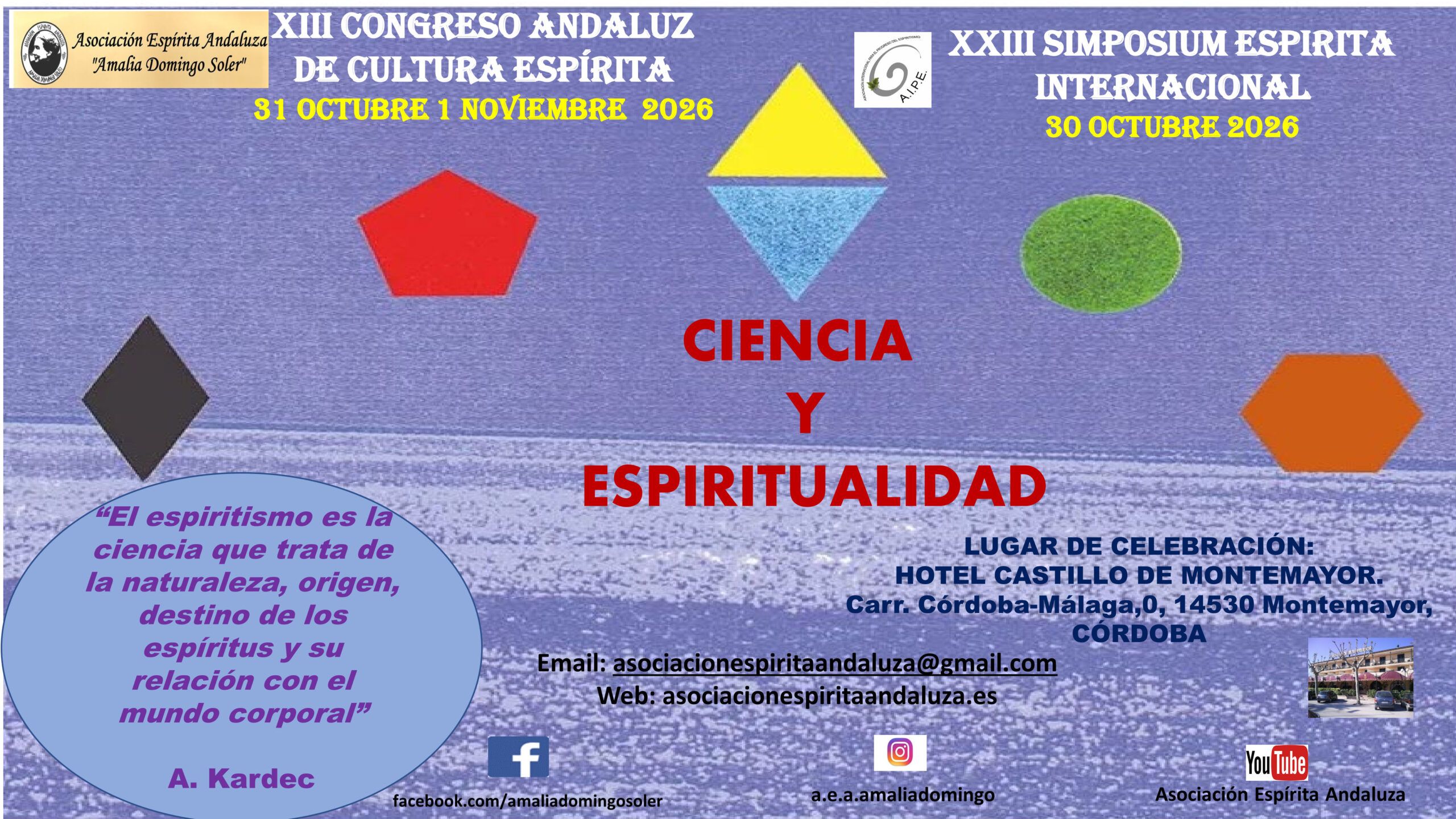 XIII CONGRESO ANDALUZ DE CULTURA ESPÍRITA